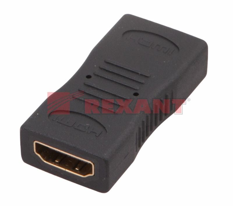 Переходник гнездо HDMI - гнездо HDMI | 17-6806 | REXANT — миниатюра 2