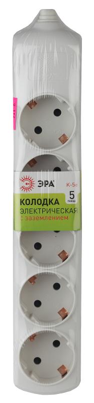 Колодка K-5e 5гн, зазeмл (10/40/1200) |C0045325 | ЭРА — миниатюра 2