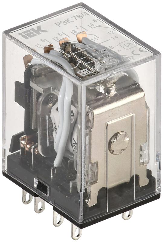 Реле РЭК78/4(MY4)  3А  12В DC  | RRP20-4-03-012D | IEK — IEK (ИЭК)