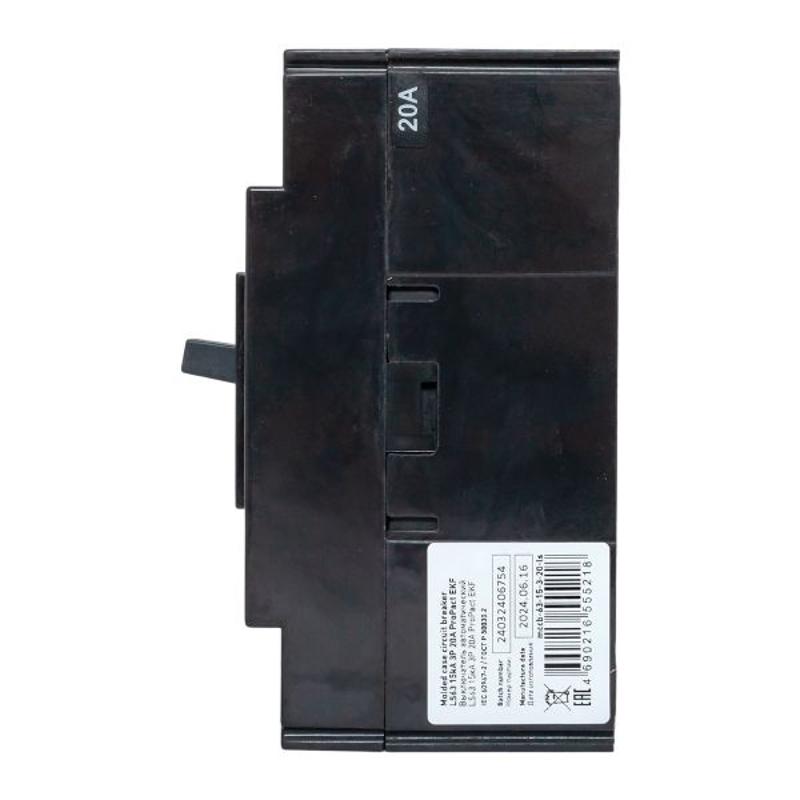 Выключатель автоматический LS63 15кА 3P 20А ProPact | mccb-63-15-3-20-ls | EKF — миниатюра 4