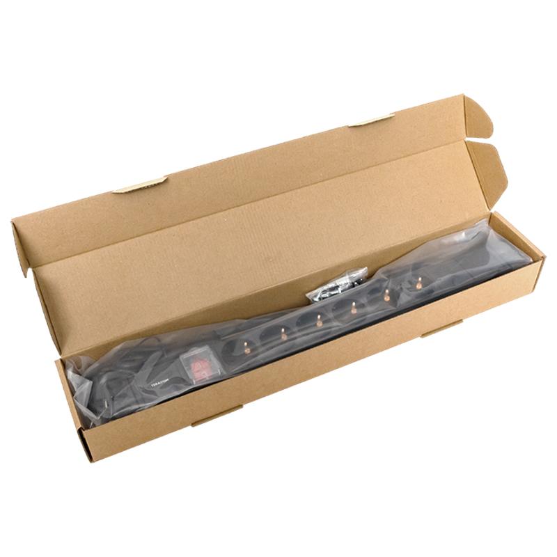 Блок розеток PDU TERACOM 19" 1U 16А/250В 6 розеток Schuko 2 метра 3x1,5 мм2 вилка Schuko | TRC-HPD-LS-16A-6SH-2MSH | EKF — миниатюра 11