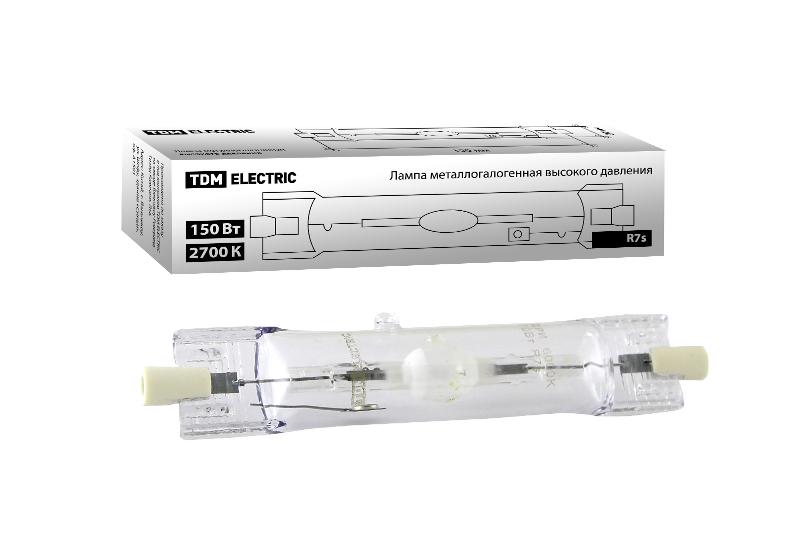 Лампа металлогалогенная МГЛ 150Вт RX7s 2700К | SQ0325-0013 | TDM — TDM ELECTRIC