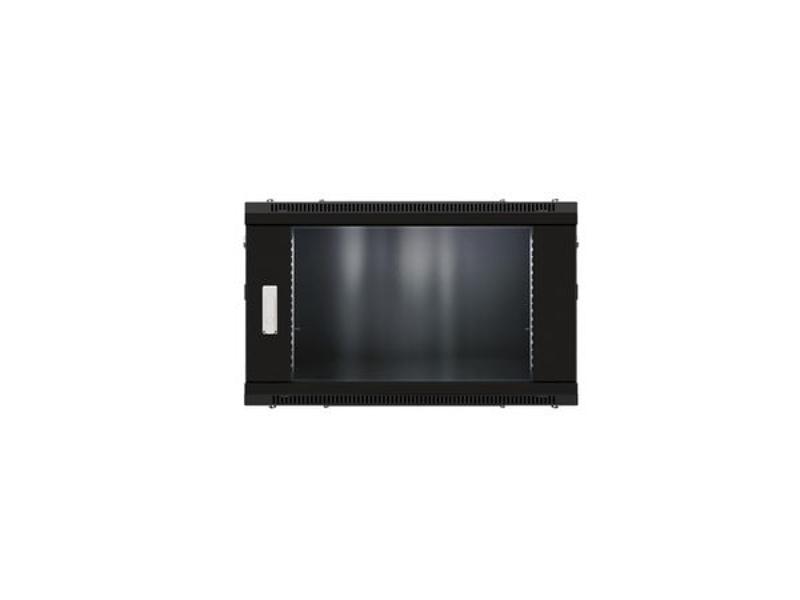 Шкаф настенный 19" TERACOM PRO 9U 600х450 мм дверь стеклянная с замком-ручкой чёрный | TRP-WLL-0964-40B | EKF — миниатюра 8