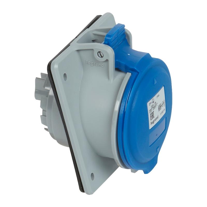 Розетка встраиваемая - 32А - 2К+З - 230 В - IP 44 | 090169 | Legrand — Legrand