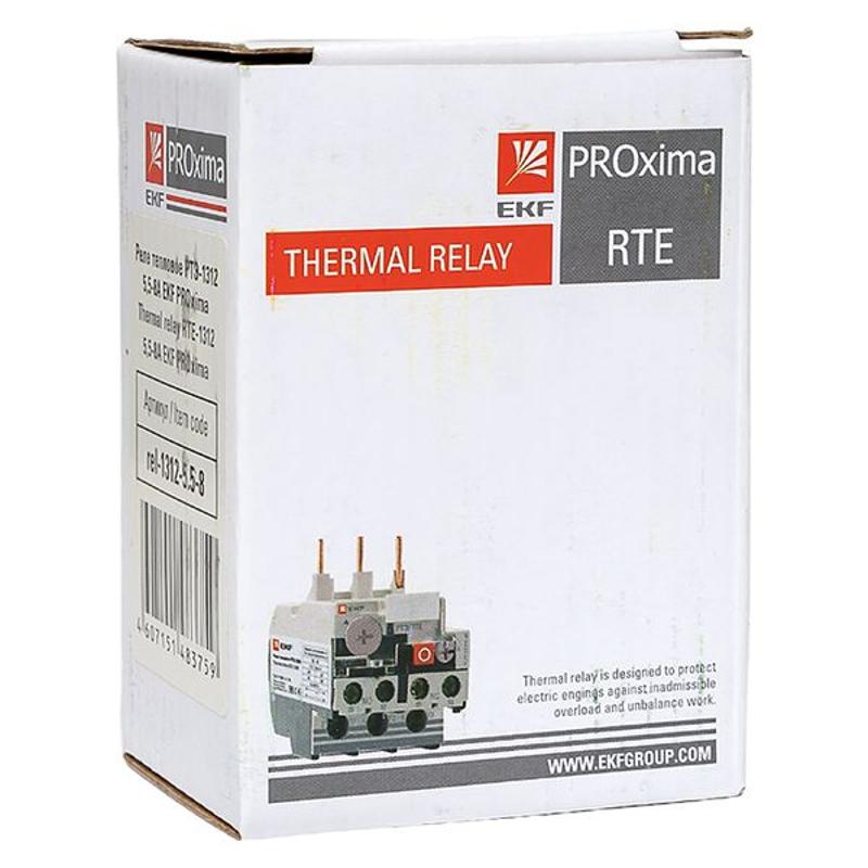 Реле тепловое РТЭ-1312 5,5-8А EKF PROxima | rel-1312-5.5-8 | EKF — миниатюра 32