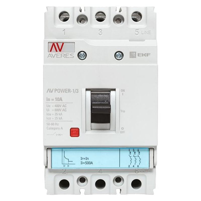 Выключатель автоматический AV POWER-1/3 10А 35kA TR | mccb-13-10-TR-av | EKF — миниатюра 11