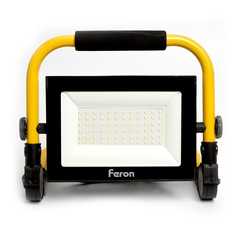 Прожектор переносной, 70W, 6400K, 78*SMD2835, 6300Lm, IP65, LL-515 | 41545 | FERON — миниатюра 3