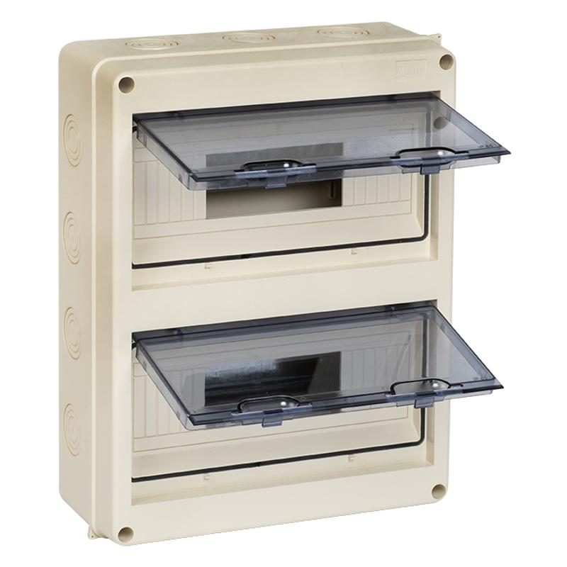 Щит распределительный навесной ЩРН-ПГ-24  (354х272х109) IP65 PROxima | pb65-n-pg-24 | EKF — миниатюра 2