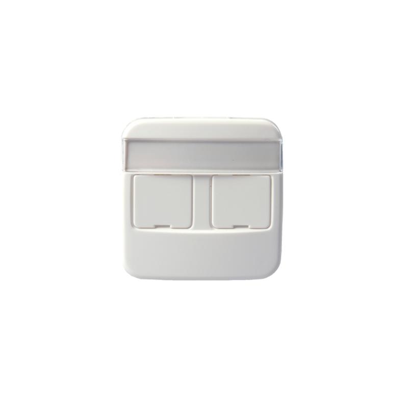 Накладка для 2хRJ45, Jussi, белый | 1819-214  | 2TKA000604G1 | ABB — ABB