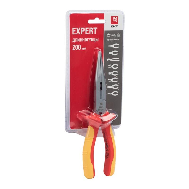 Длинногубцы Expert 200 мм 1000В EKF PROxima|dg-200-exp-in|EKF — миниатюра 3