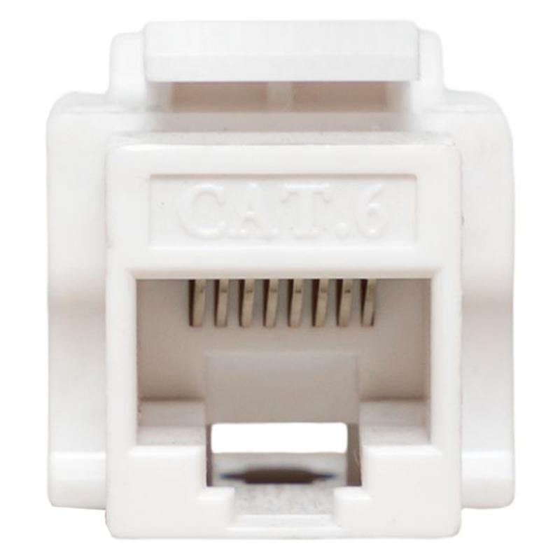 Модуль Keystone TERACOM PRO Cat.6 RJ-45 неэкранированный 110 IDC 90 градусов белый | TRP-KSTN-90D-6UTP-WH | EKF — миниатюра 7