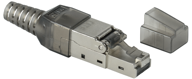 Разъём RJ-45 FTP для кабеля кат.6A полевая заделка | CS3-1C6AF-Q | ITK — миниатюра 2