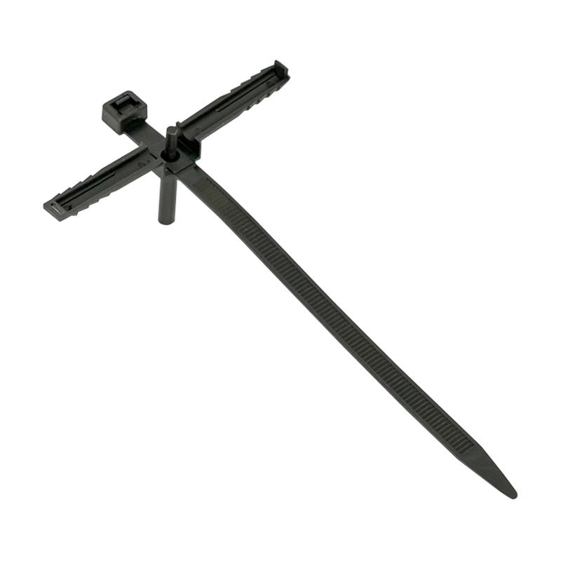 Хомут дюбельный черный (7х150) (50шт.) EKF PROxima | plc-nst-7.2x150b | EKF — миниатюра 4
