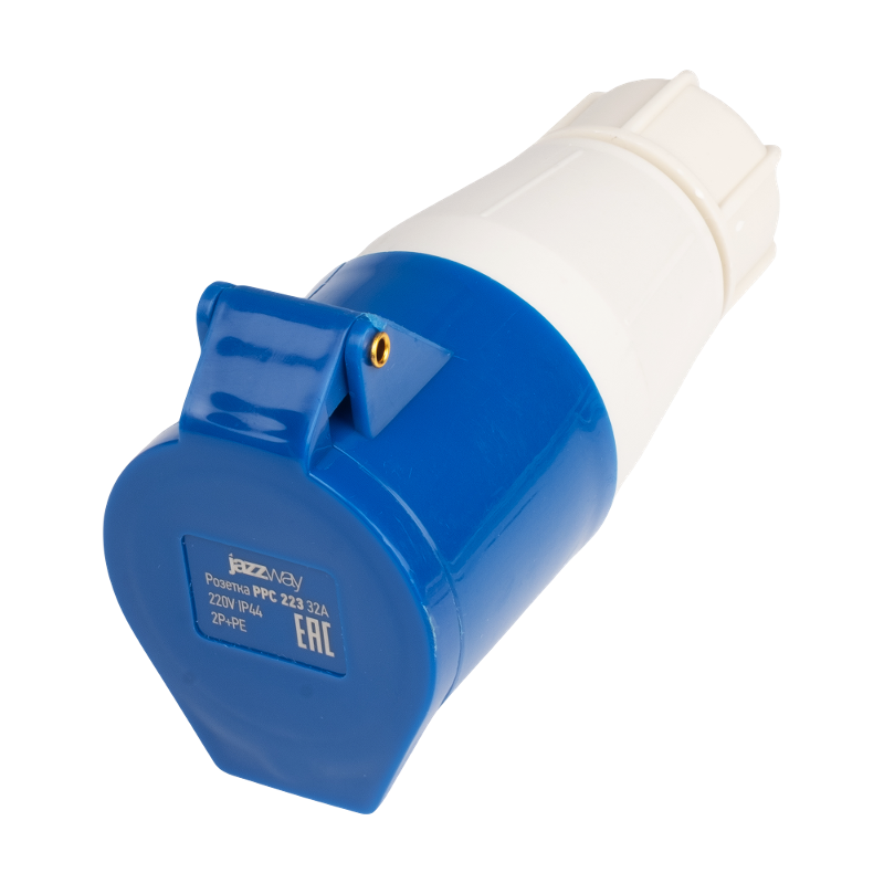 Силовой разъем  PPC 223 2P+PE 32А 220В IP44  | .5072510 |  Jazzway — Jazzway