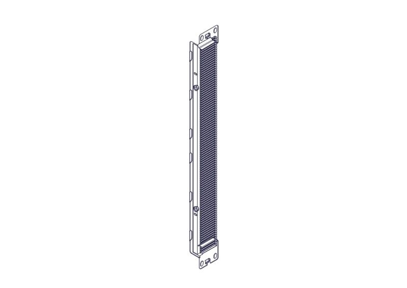 Щеточный уплотнитель Systeme Electric, серия Excelente, 1U, 2шт, черный | ET8429 | SE — миниатюра 10