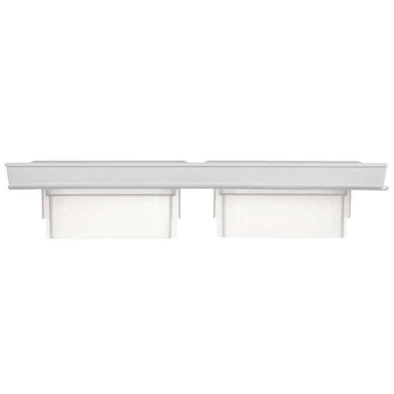 BRITE Рамка 2-местная IP44 РУ-2-БрАБ-44 арктический белый  | BR-M22-44-K91 | IEK — миниатюра 4