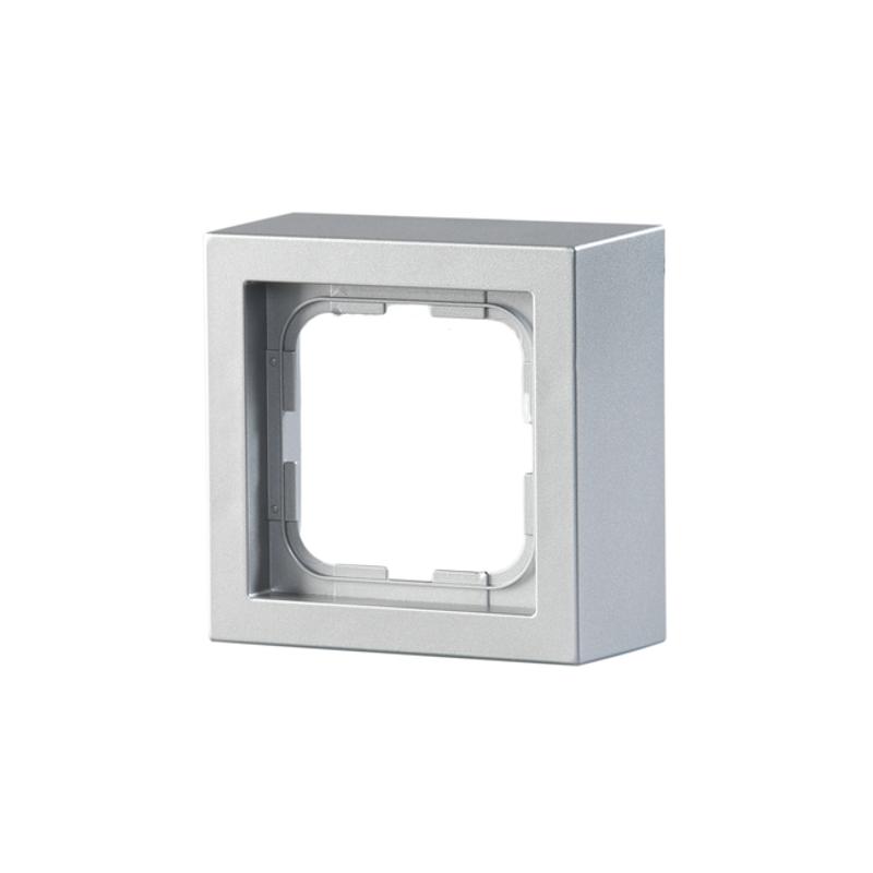 Рамка 1 пост, Impressivo, наружный монтаж, алюминий | 1721S85-83  | 2TKA000300G1 | ABB — ABB