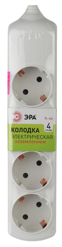 Колодка K-4e 4гн, зазeмл (10/40/1200) |C0045323 | ЭРА — миниатюра 2
