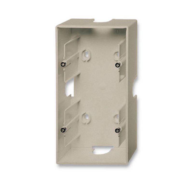 ABB Basic 55 Шампань Коробка для открытого монтажа, 2-постовая | 1799-0-0963  | 2CKA001799A0963 | ABB — ABB