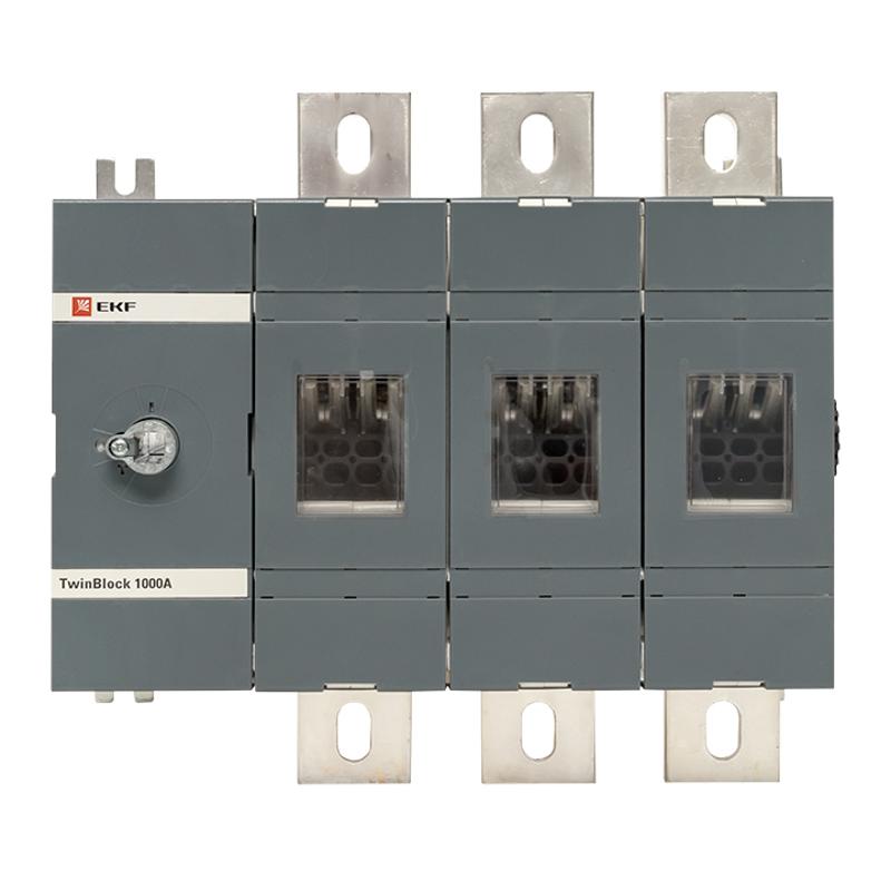 Рубильник 1000A 3P без рукоятки управления TwinBlock | tb-s-1000-3p | EKF — миниатюра 2
