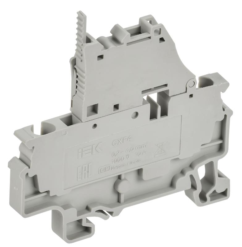 ARMAFIX Клемма пруж. с держателем предохранителя CXF4 | AF-CT44-00-K03-004 | IEK — миниатюра 2
