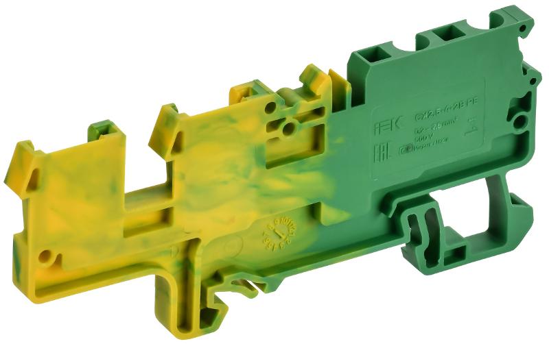 ARMAFIX Клемма пруж. CX2,5-4-2B PE 2,5мм2 4-конт. зазем. | AF-CT41-06-22-K52-002 | IEK — миниатюра 2