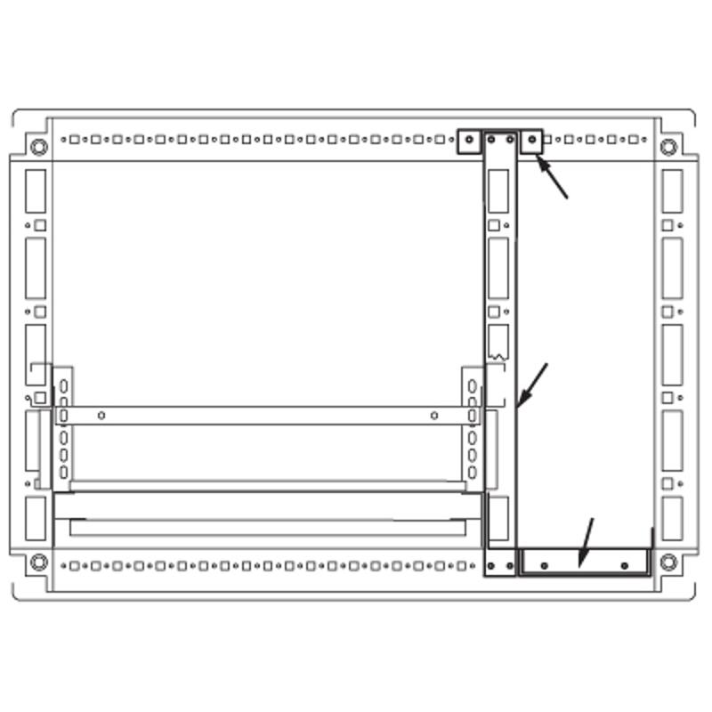 Комплект для создания кабельного отсека для шкафов DAE/CQE 2000 x 500 | R5PFI2050 | DKC — фото 1 | Sento