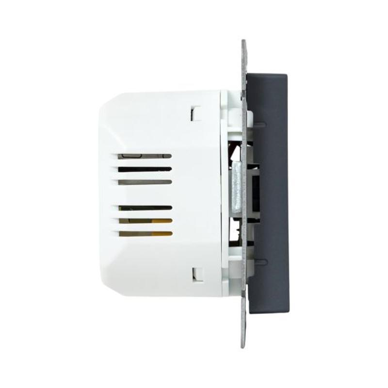 Механизм розетки USB-С, быстрая, графит Эпика  |UP1-SOG-USBCF| EKF — миниатюра 7