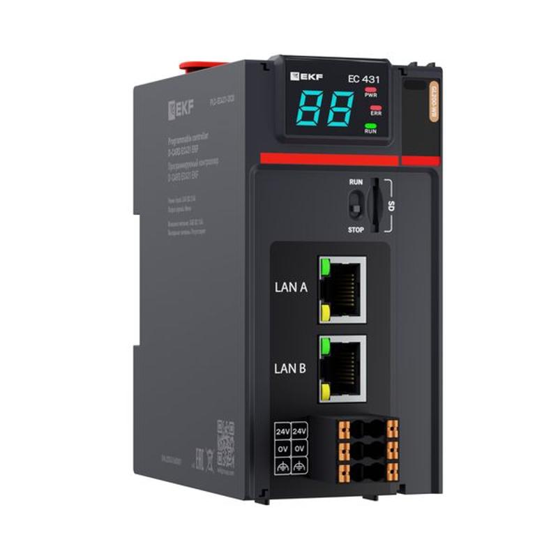 Контроллер программируемый логический (ПЛК) EC451 D-CARD |PLC-EC451-DCD | EKF — миниатюра 1