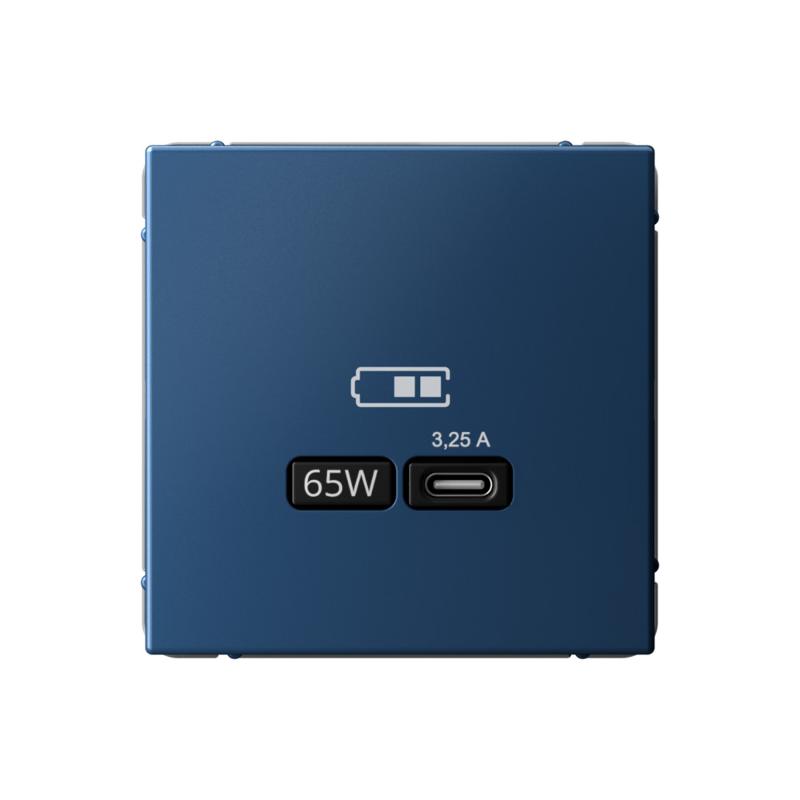 ArtGallery Аквамарин Розетка USB тип-С 65Вт высокоскор.заряд. QC, PD, механизм | GAL001127 | SE — Systeme Electric