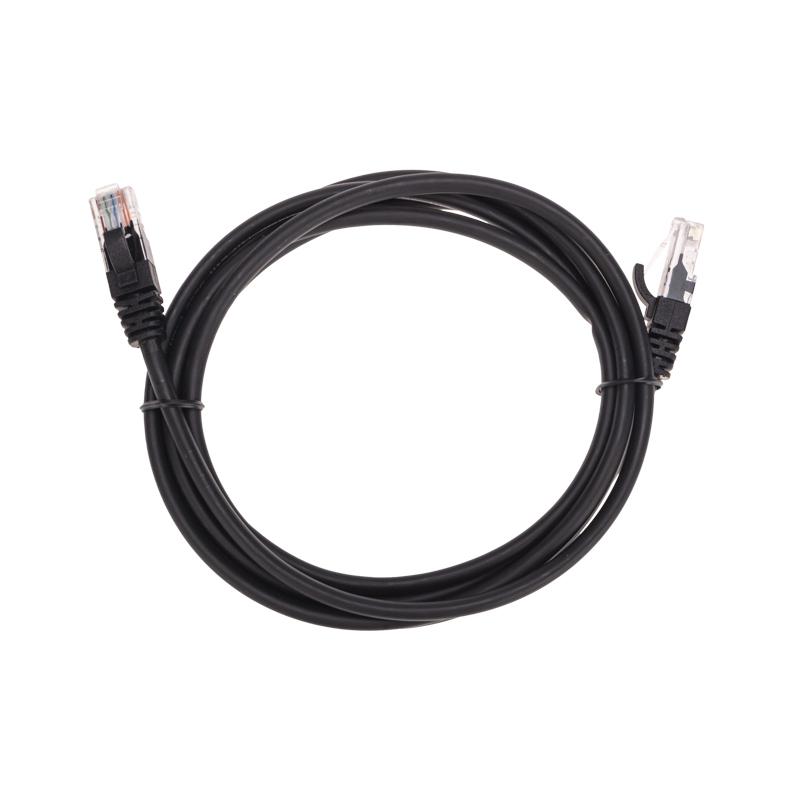 Патч-корд U/UTP, CAT 5e, RJ45-RJ45, 26AWG, LSZH, черный, 2м REXANT | 02-0102-2 | REXANT — фото 1 | Sento