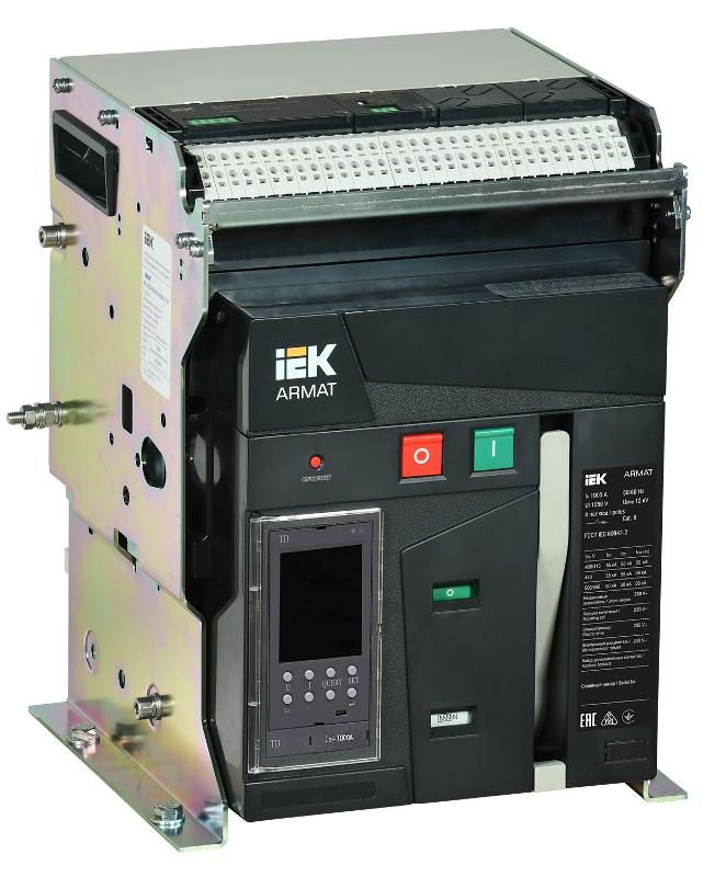 ARMAT Возд. авт. выкл. стац. 3P A 55кА 1000А TD с акс. | AR-ACB-3FA-055-1000A-TDCF | IEK — фото 1 | Sento