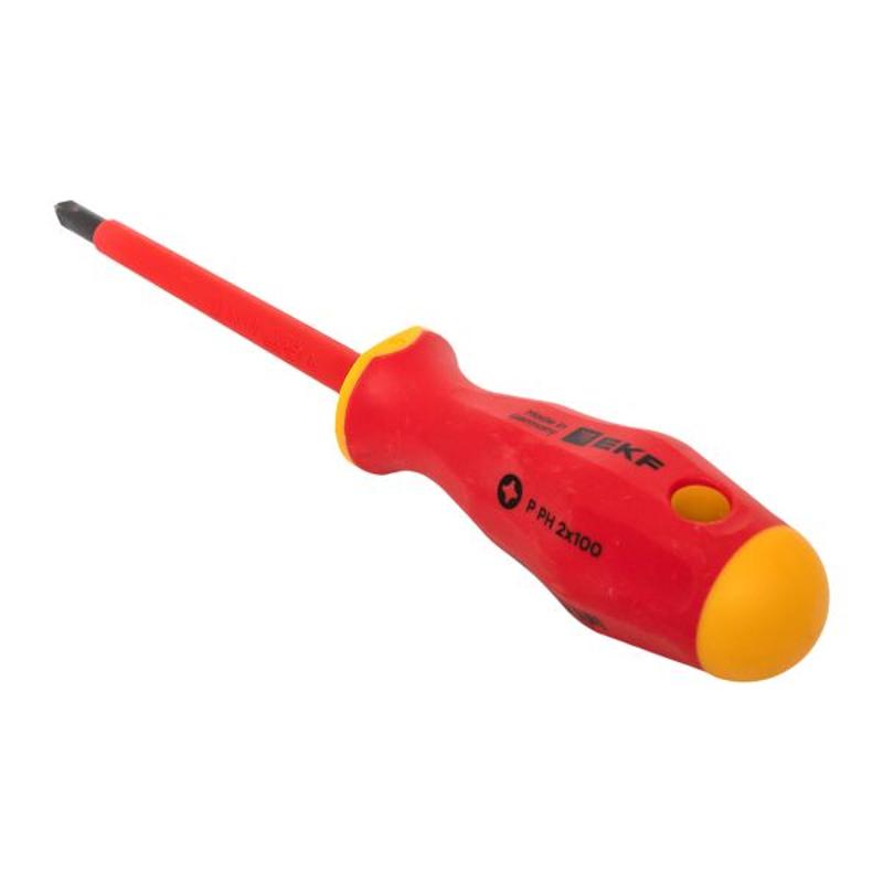 Отвертка Professional PH-FL2х100 мм VDE 1000В |ph-fl-2-100-pro-in|EKF — миниатюра 13