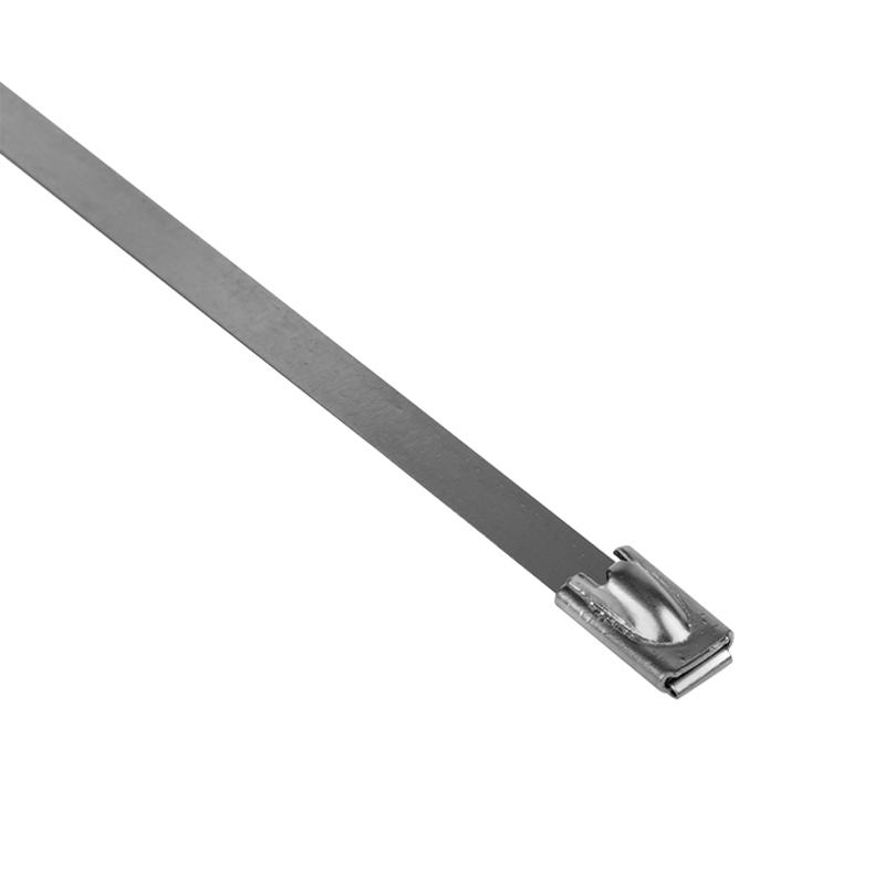 Хомут AISI 304 из нержавеющей стали, 4.6x360 (10 шт.) FlexLock PROxima | plc-fl-tss-304-4.6x360-r | EKF — миниатюра 4