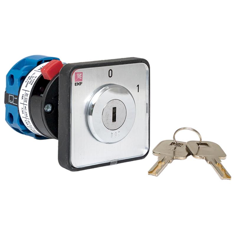 ПК-1-112 10А 2P «0-1» с ключом  |  pk-1-112-10 |  EKF  — миниатюра 5