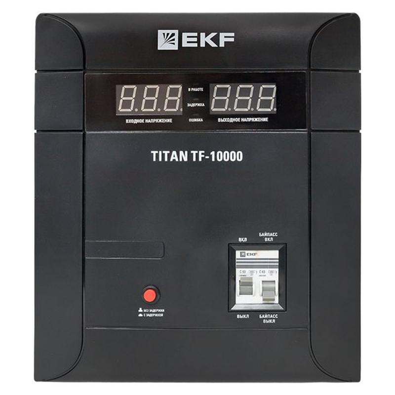 Стабилизатор напряжения электронный напольного исполнения TITAN -ТF-10000  |stab-TF-10000| EKF — миниатюра 9