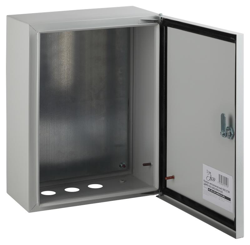 Щит с монтажной панелью металлический ЩМПг-04 IP54 (400х300х165) SIMPLE | Б0041666 | ЭРА — ЭРА (Энергия света)