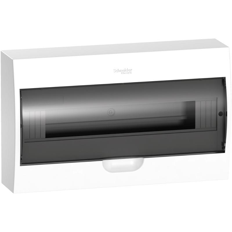Корпус навесной City9 Box прозрачная дверь 1ряд/18мод | EZ9E118S2SRU | SE — Systeme Electric