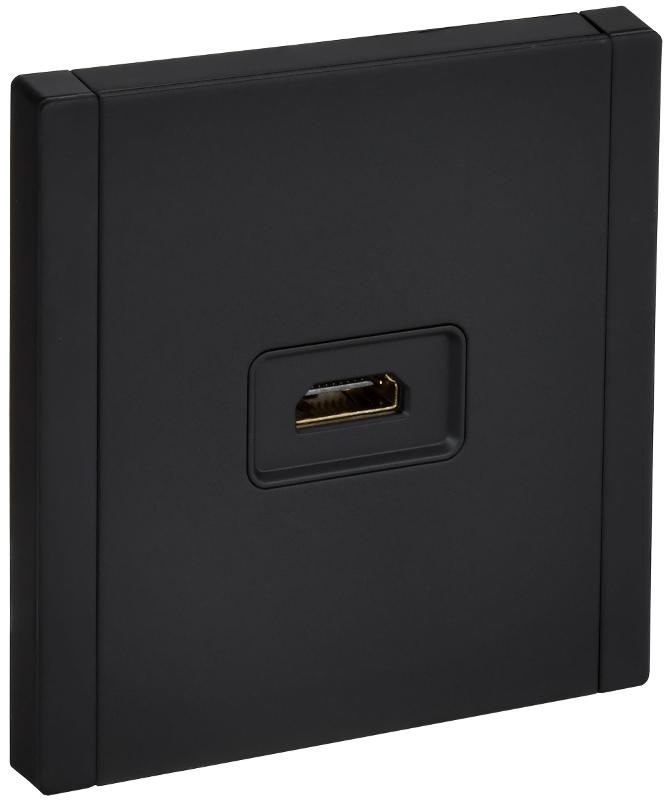 FORTE&PIANO Розетка HDMI FP140M черный  | FP-H10-M-K02 | IEK — миниатюра 1