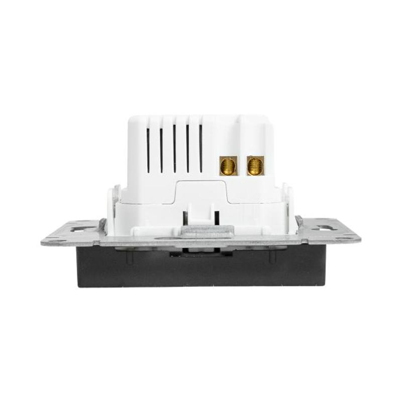 Механизм розетки USB-C - 2шт, чёрный Эпика EKF | UP1-SOB-2USBC | EKF — миниатюра 9