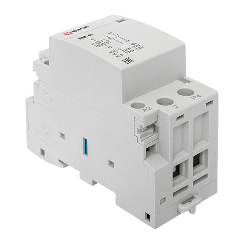 Контактор модульный КМ 40А NО+NC (2 мод.) EKF PROxima | km-2-40-11 | EKF — миниатюра 13