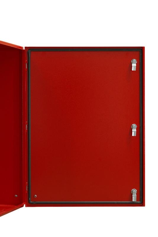 Корпус металлический ЩРНМ IP55 600х400х200 RAL3020 красный | 32535DEK | DEKraft — миниатюра 3