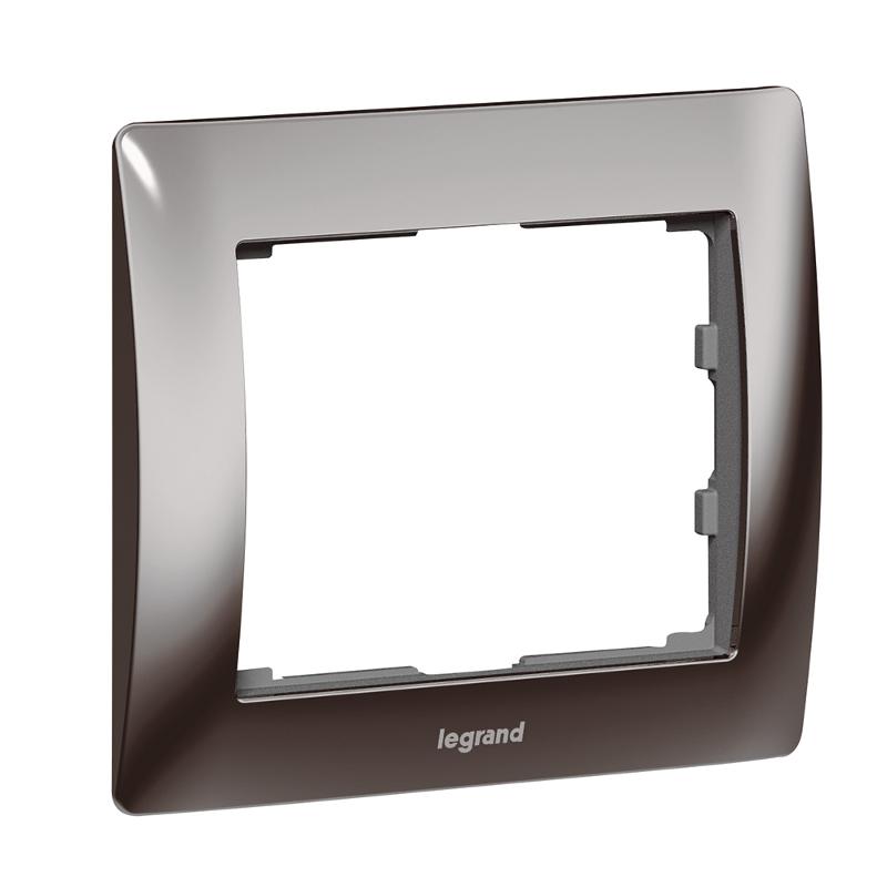 Galea Life Черный Никель/Black Nickel Рамка 1-я | 771941 | Legrand — Legrand