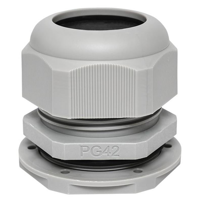 Сальник PG42 IP54 (1 шт) d отв. 53 мм / d провод. 32-38 мм PROxima | plc-pg-42-1-r | EKF — миниатюра 1