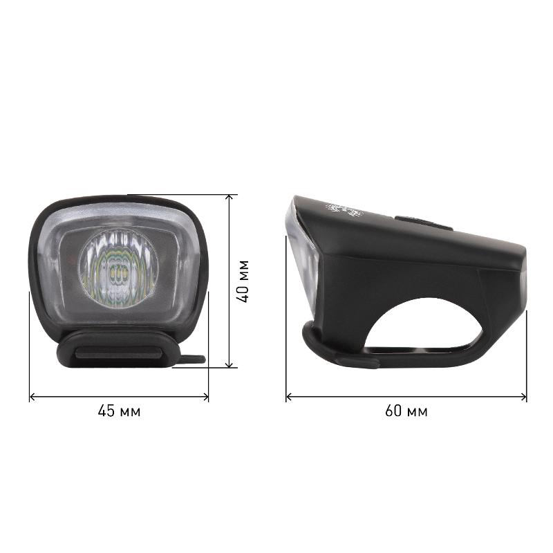 Фонарь светодиодный велосипедный VA-701 6Вт, SMD, аккумуляторный, передний, micro USB, черный | Б0052321 | ЭРА — миниатюра 3