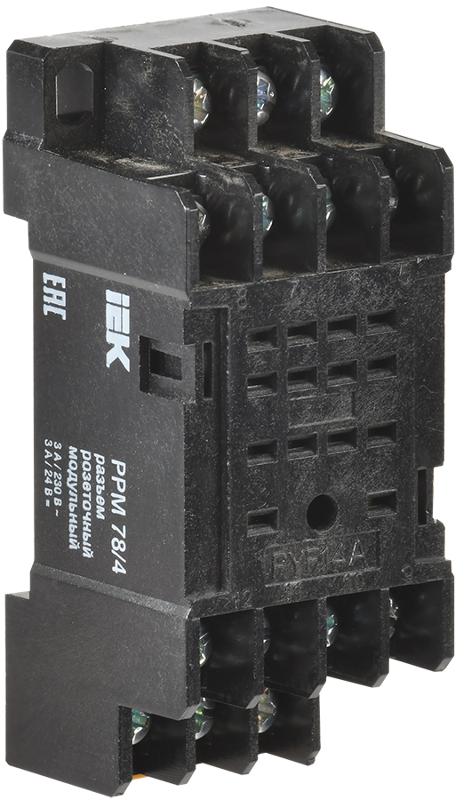 Разъем РРМ78/4(PYF14A) для РЭК78/4(MY4) модульный  | RRP20D-RRM-4 | IEK — IEK (ИЭК)