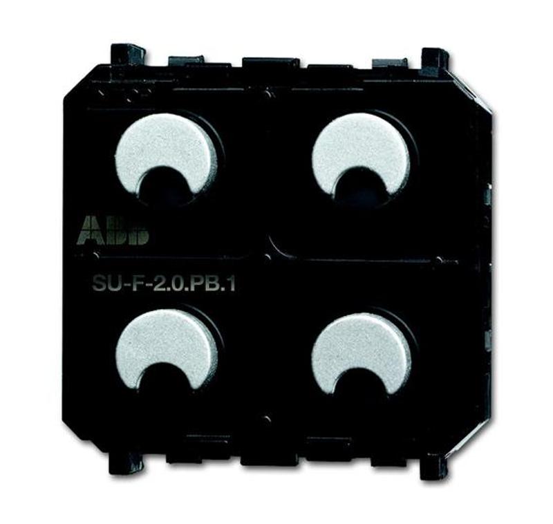 SU-F-2.0.PB.1 Сенсор free@home, 2-клавишный, Zenit | 6220-0-0223  | 2CKA006220A0223 | ABB — ABB