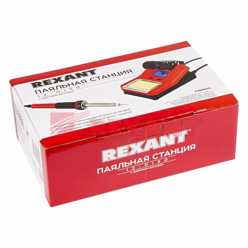 Паяльная станция (160-520 °С) цифровой дисплей 220 V/48 Вт | 12-0150 | REXANT — миниатюра 2