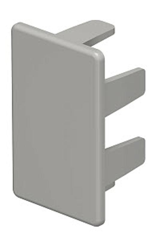 Торцевая заглушка кабельного канала WDK 25x40 мм (ПВХ,серый) (WDK HE25040GR) | 6158749 | OBO Bettermann — миниатюра 2