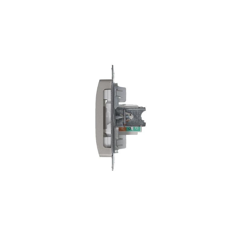 Glossa Платина Розетка компьютерная RJ45 кат.5E | GSL001281K | SE — миниатюра 6